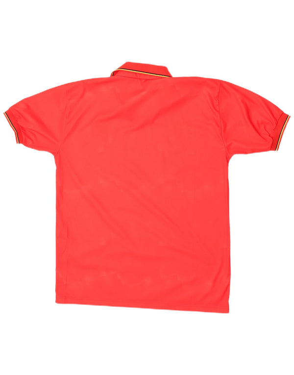Diadora Mens Bélgica 1992-1994 Home Camisa de manga curta XL Vermelho Esportes
