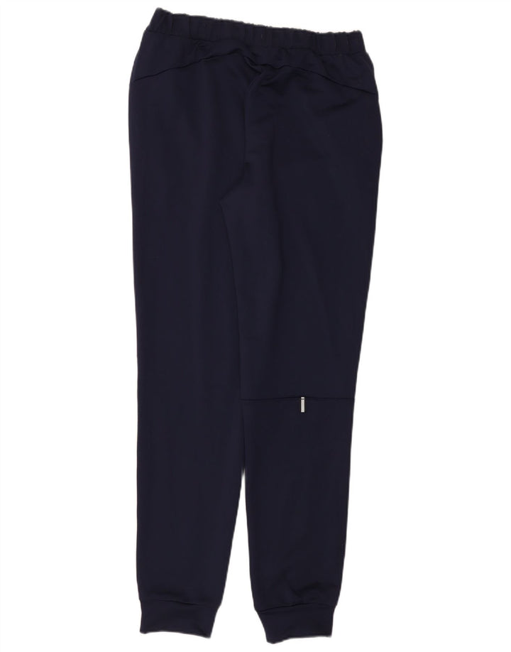 Calça de treino masculina Puma Joggers médio azul marinho colorblock