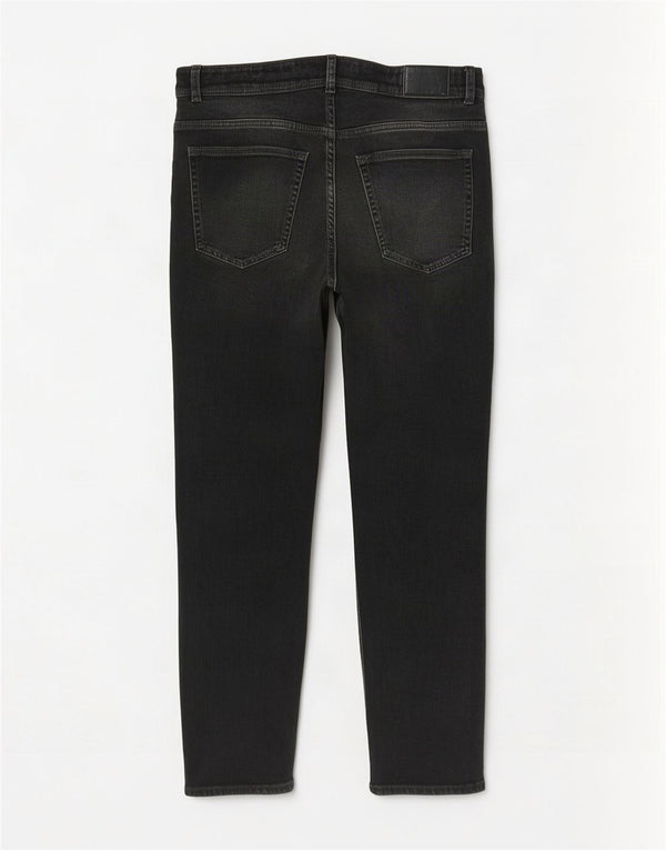 Marks & Spencer Jeans Slim Feminino Reino Unido 12 Médio W28 L28 Algodão Cinza
