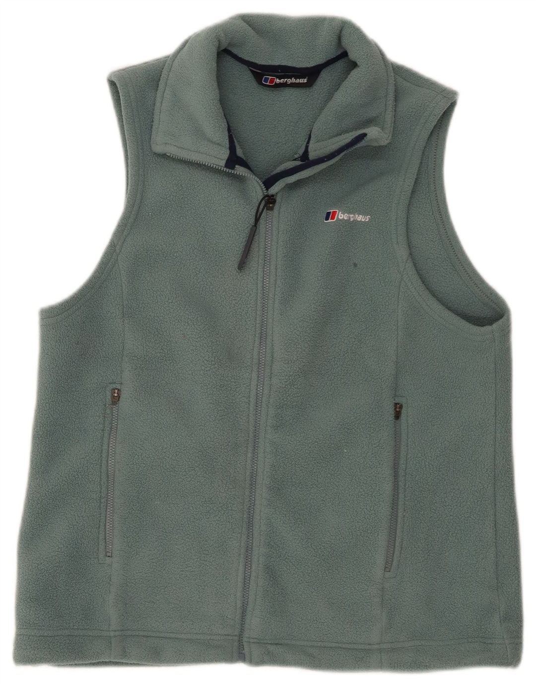 Colete de lã feminino Berghaus UK 12 poliéster azul médio