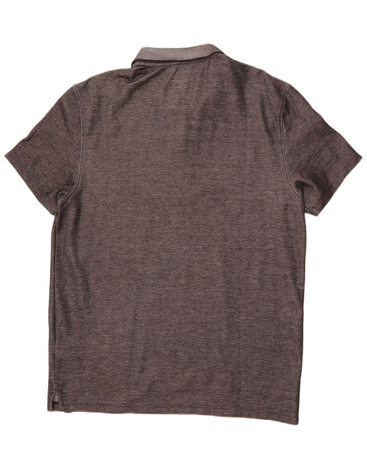 Camisa polo masculina Calvin Klein XL cinza manchada