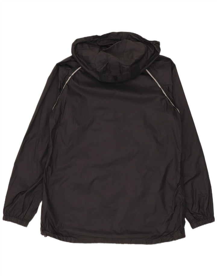 Jaqueta de chuva feminina com capuz Mountain Warehouse UK 12 nylon preto médio