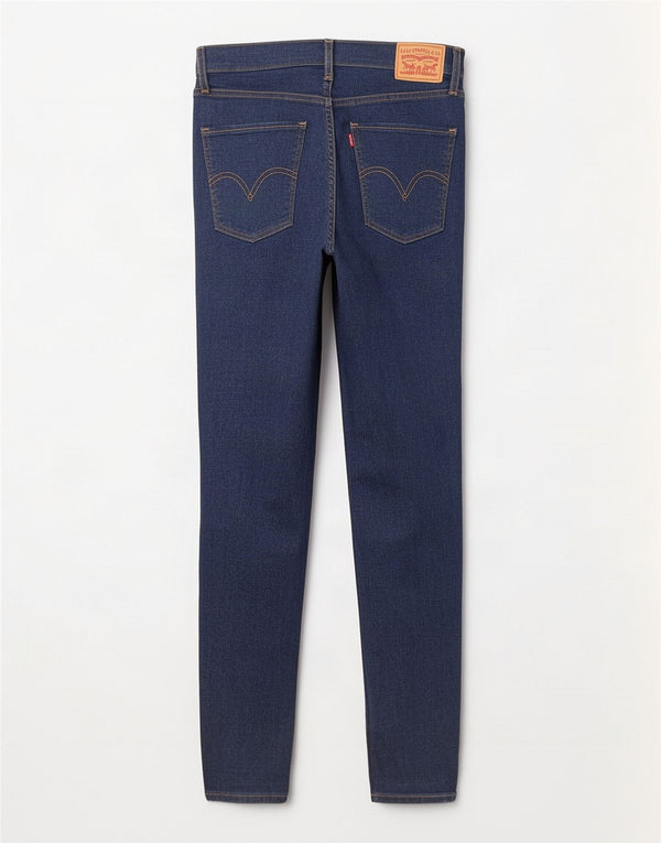 Calça jeans feminina Levi's Mile High Super Skinny W30 L30 azul algodão