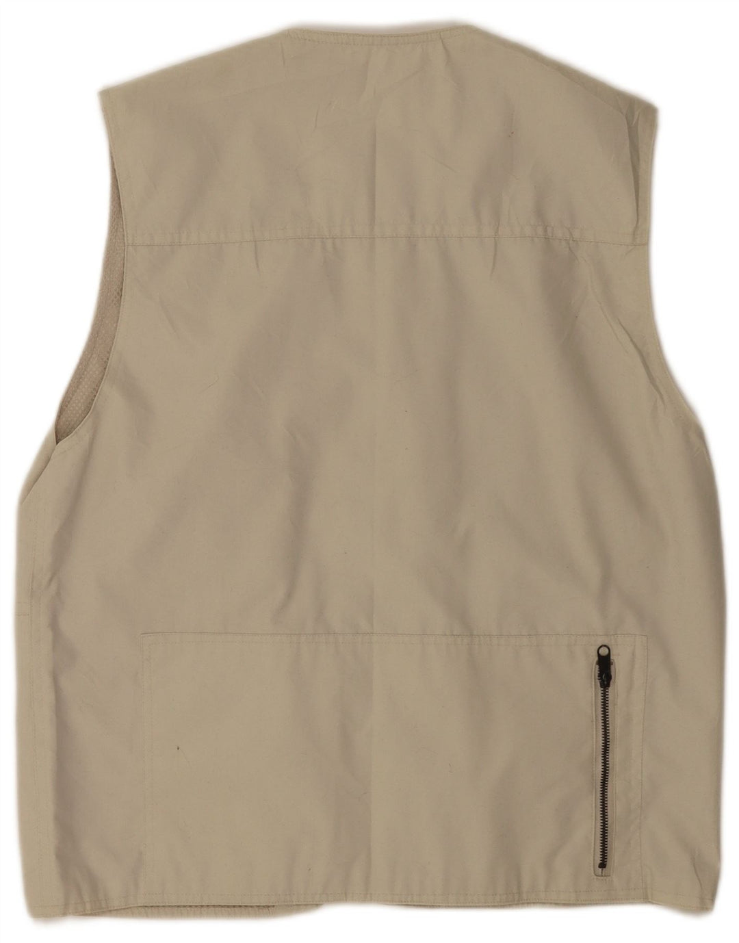 Colete utilitário masculino vintage UK 40 grande bege