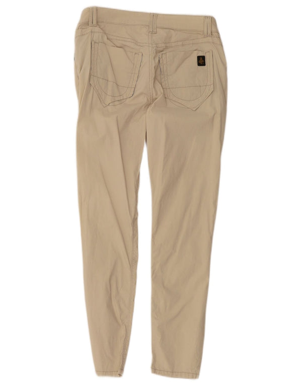 Calça casual skinny feminina Refrigiwear Sixty spa W29 L26 algodão bege