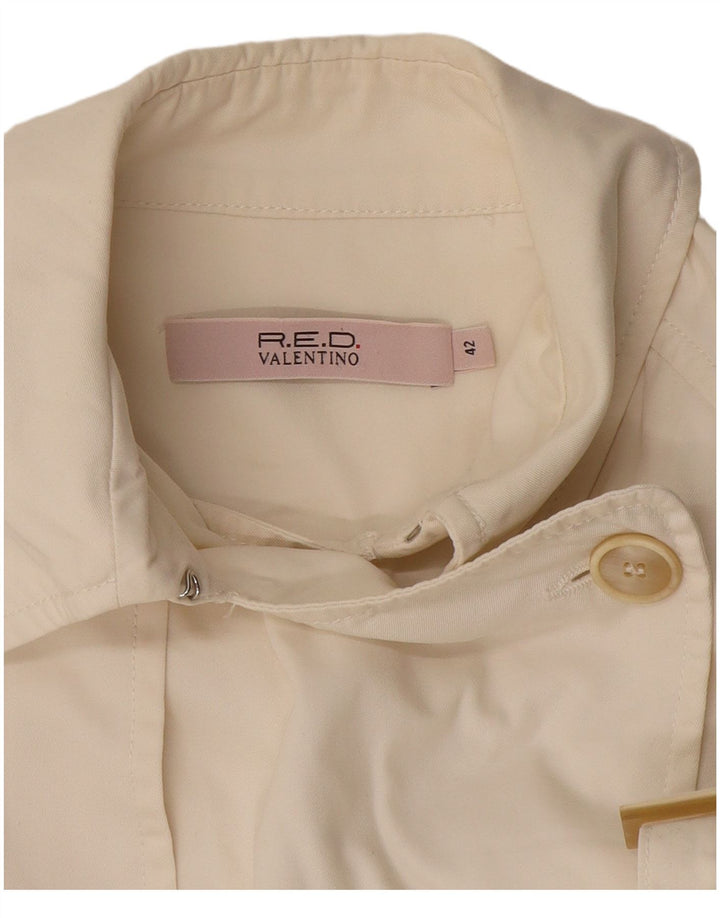 Jaqueta militar feminina vermelha Valentino IT 42 médio off white
