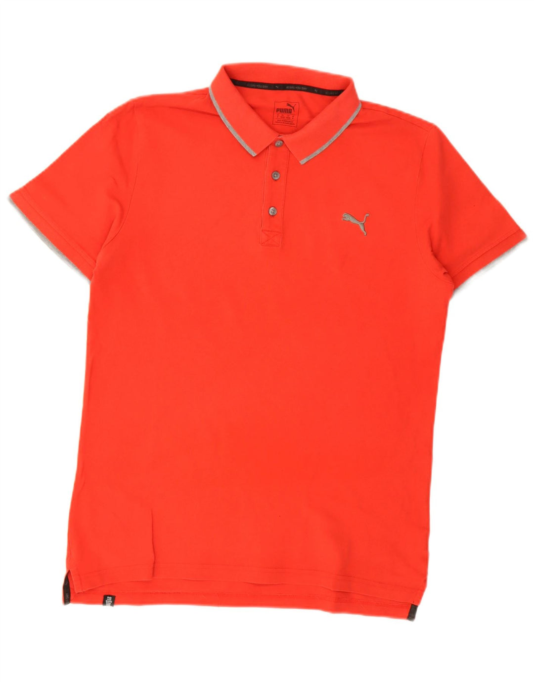 Camisa polo masculina Puma vermelha média