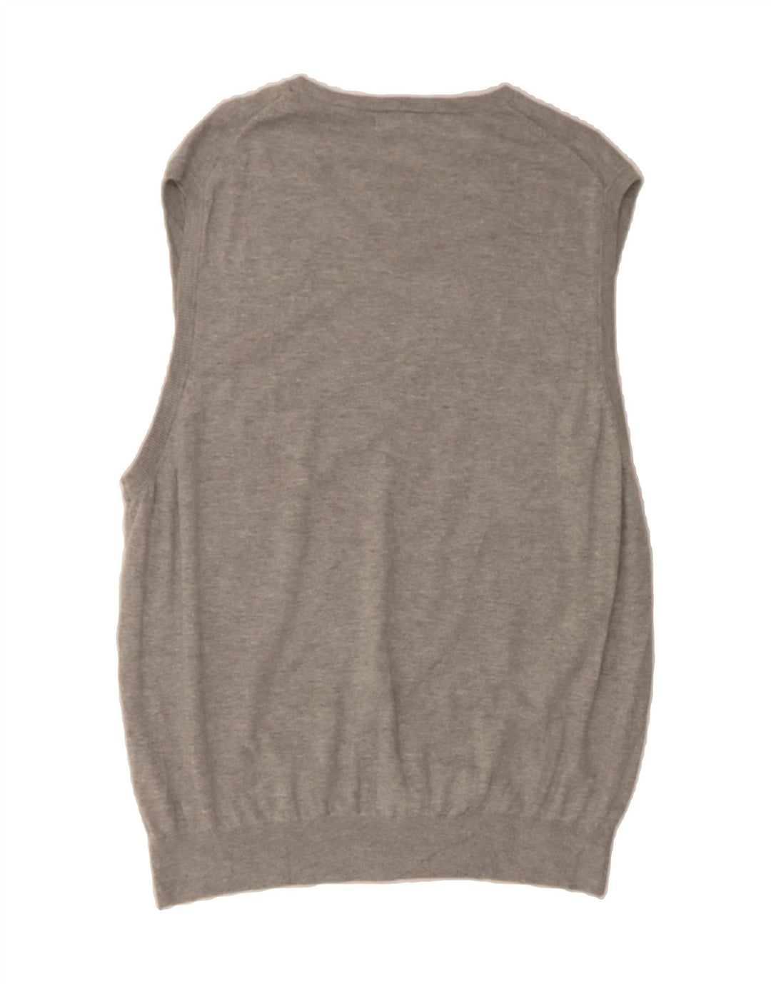 IZOD Mens Vest Tank Top XL Grey Cotton Vintage Izod and Second-Hand Izod from Messina Hembry 