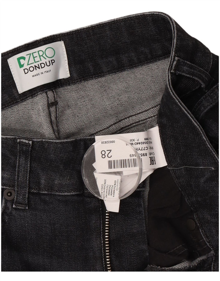 Dondup Jeans Slim Feminino W28 L28 Poliéster Preto