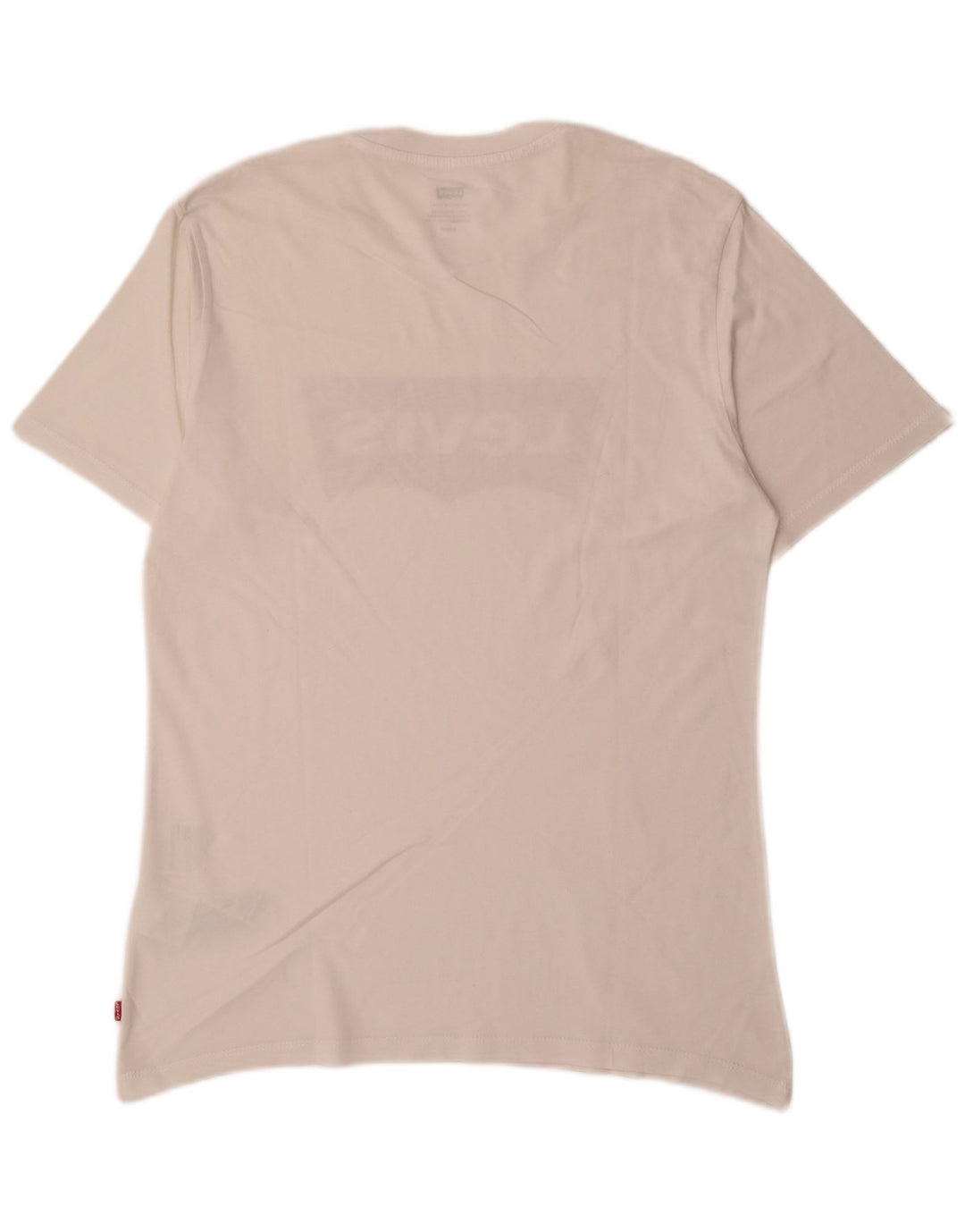 Camiseta gráfica masculina Levi's Top pequeno algodão branco
