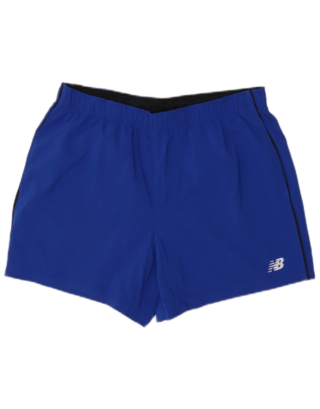 Shorts esportivos masculinos New Balance poliéster azul grande