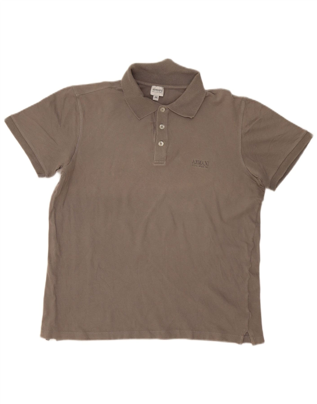 Camisa polo masculina Armani Collezioni 3XL cinza