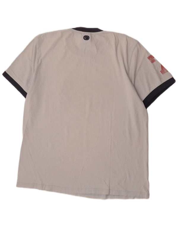 Camiseta Nike masculina gráfica Top XL algodão branco