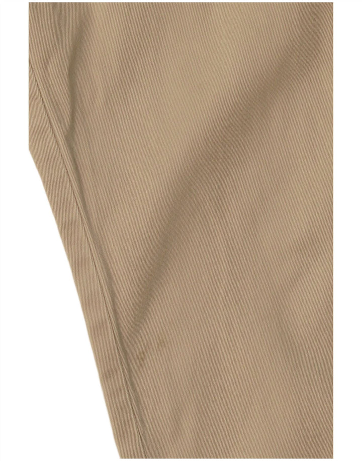 J. CREW Calça Chino Masculina Reta W33 L32 Algodão Bege