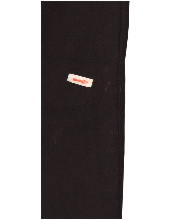 Calças Chino retas masculinas Dickies W31 L32 poliéster preto