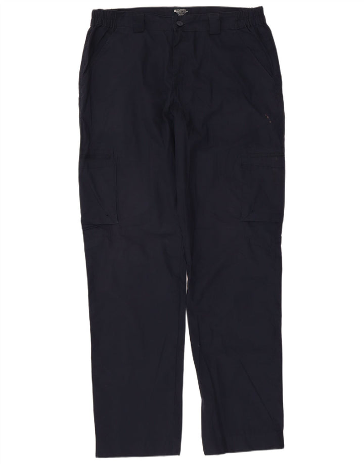 Calça cargo feminina reta Mountain Warehouse W36 L34 azul marinho