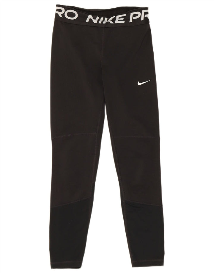 Leggings Nike Boys Dri Fit Graphic 10-11 Anos Médio Preto Colorblock