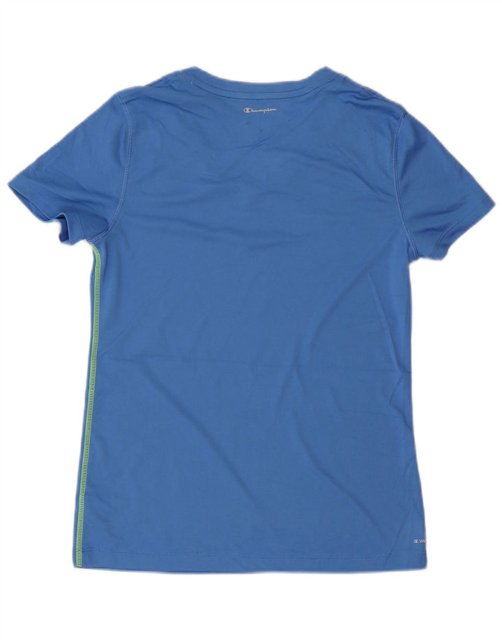 Camiseta feminina CHAMPION UK 14 poliéster azul médio