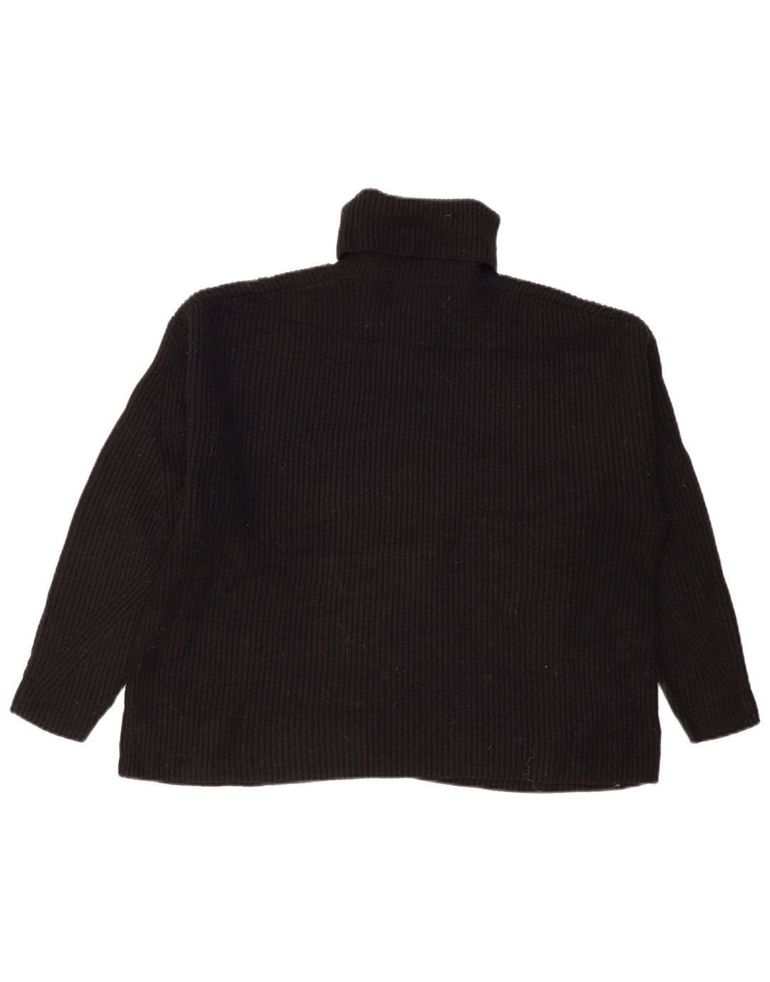 Suéter feminino Marks & Spencer grande com gola redonda Reino Unido 16 grande preto