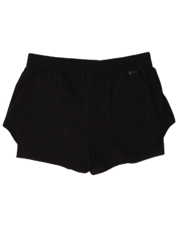 Shorts esportivos femininos Adidas UK 24/26 2XL preto poliamida