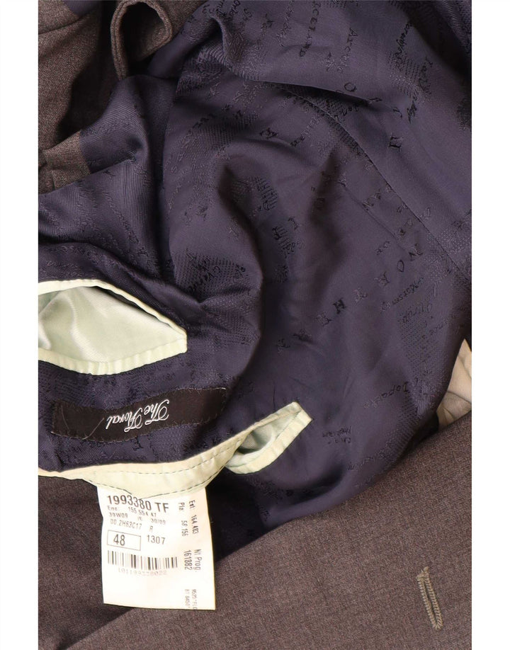 Jaqueta blazer masculina de 2 botões Paul Smith IT 48 cinza médio