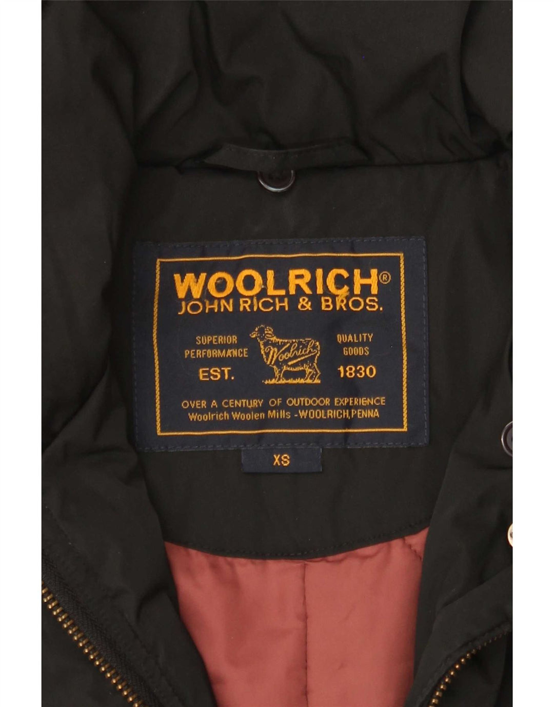 Jaqueta acolchoada feminina Woolrich UK 6 XS preta
