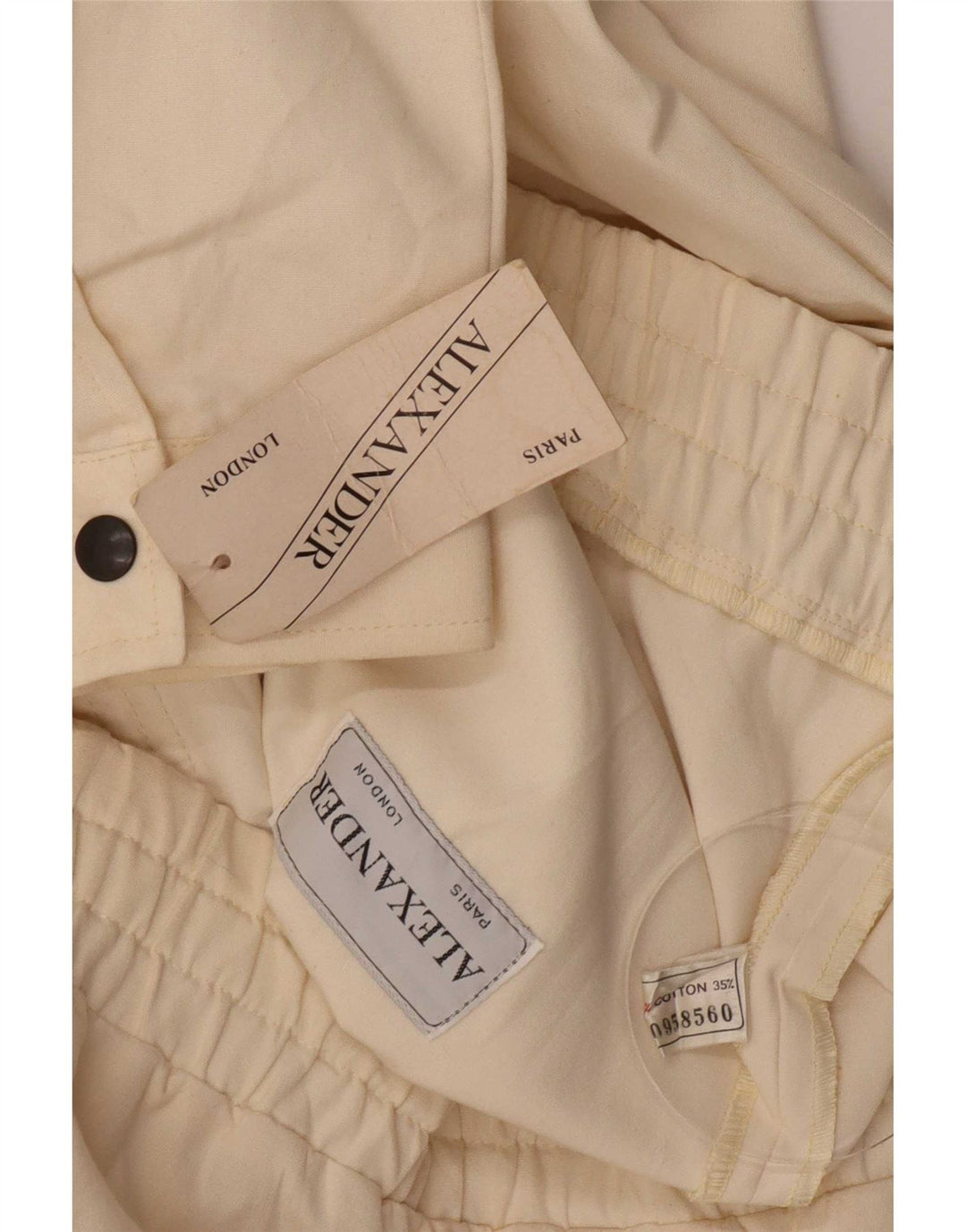 Jaqueta bomber masculina Alexander IT 54 2XL algodão branco