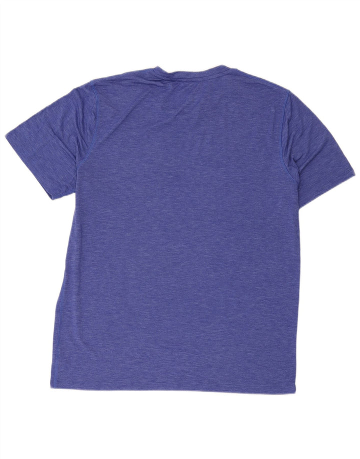 Camiseta masculina Champion grande poliéster manchado azul