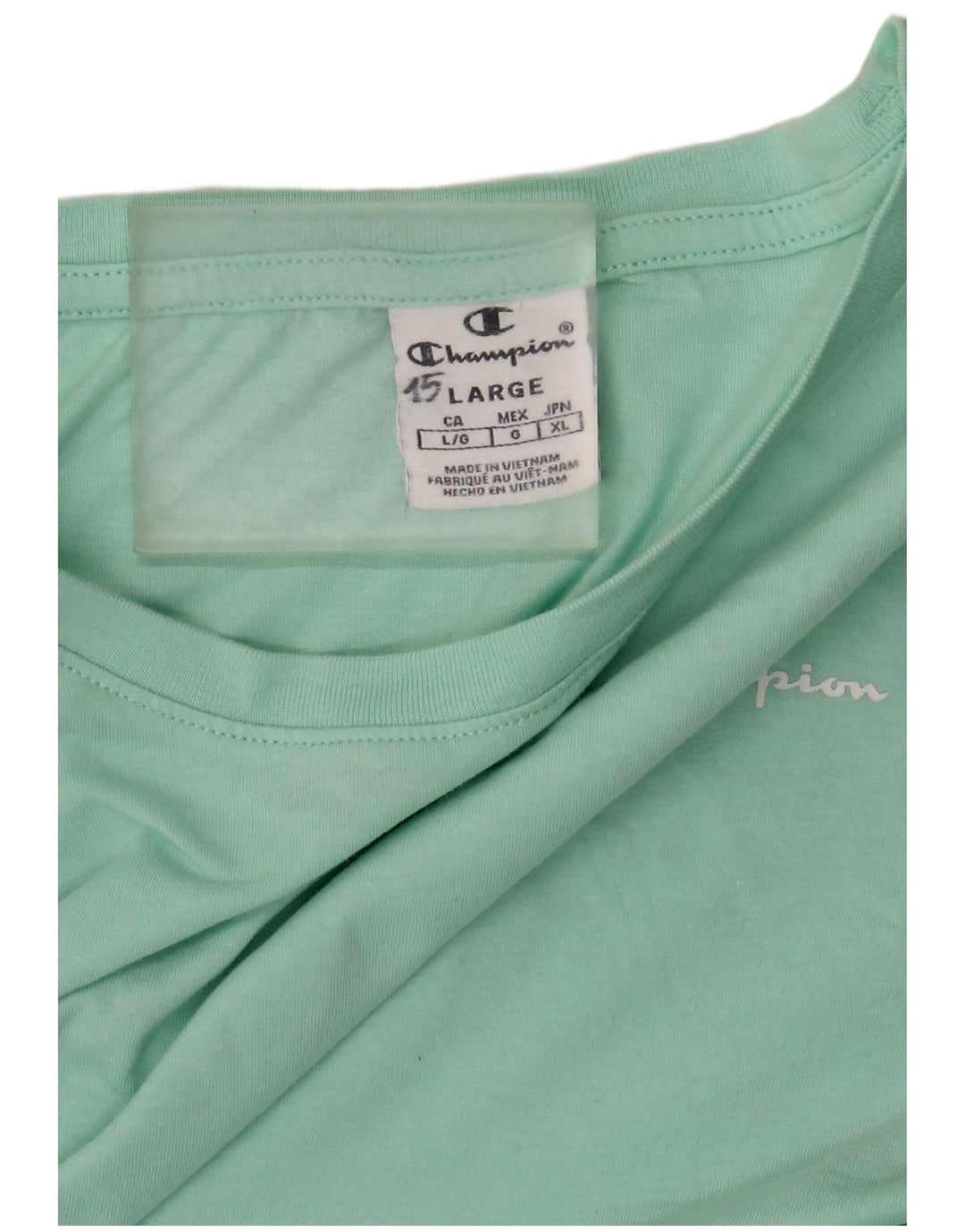 Camiseta feminina Champion UK 14 grande verde