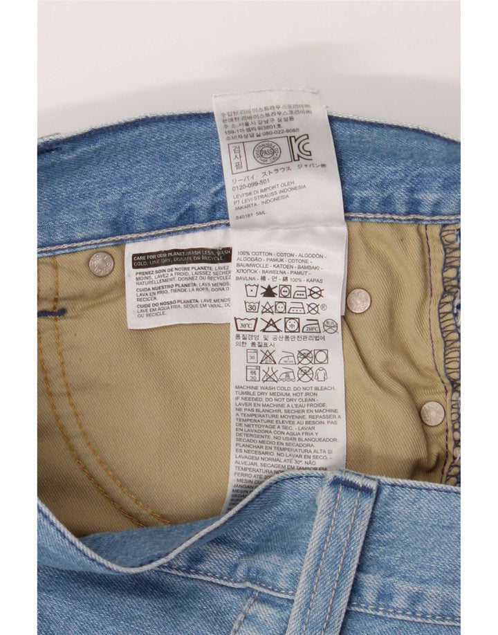 Calça jeans feminina Levi's 511 Slim W33 L32 azul algodão