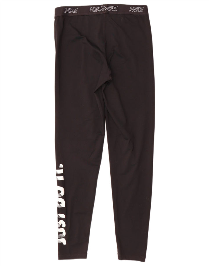 Leggings Nike Feminino UK 14 Grande Poliéster Preto
