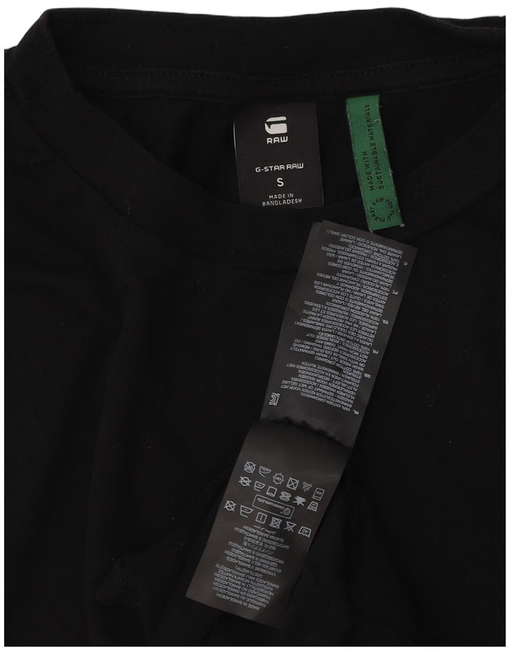 Camiseta masculina G-Star top pequeno algodão preto