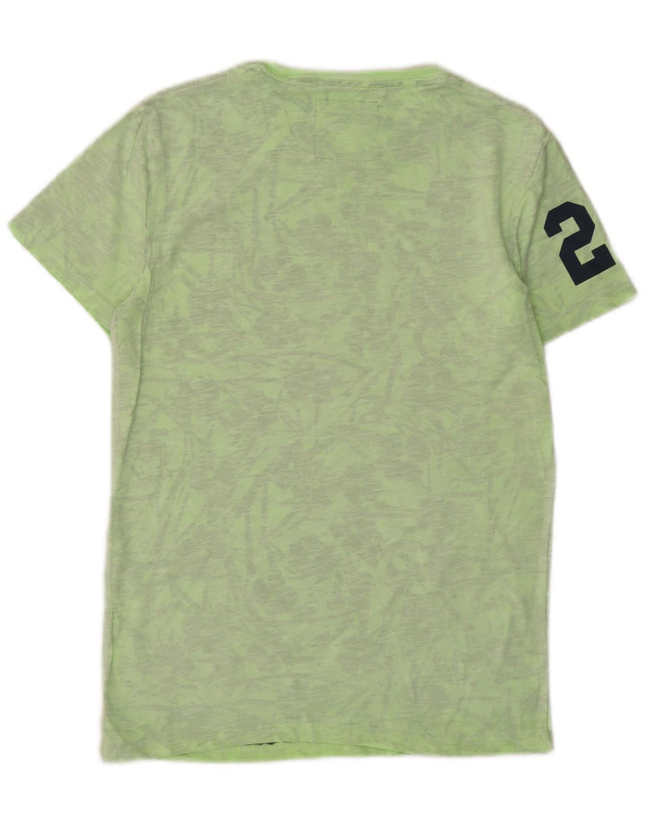 Camiseta masculina gráfica SUPERDRY Top XS algodão verde