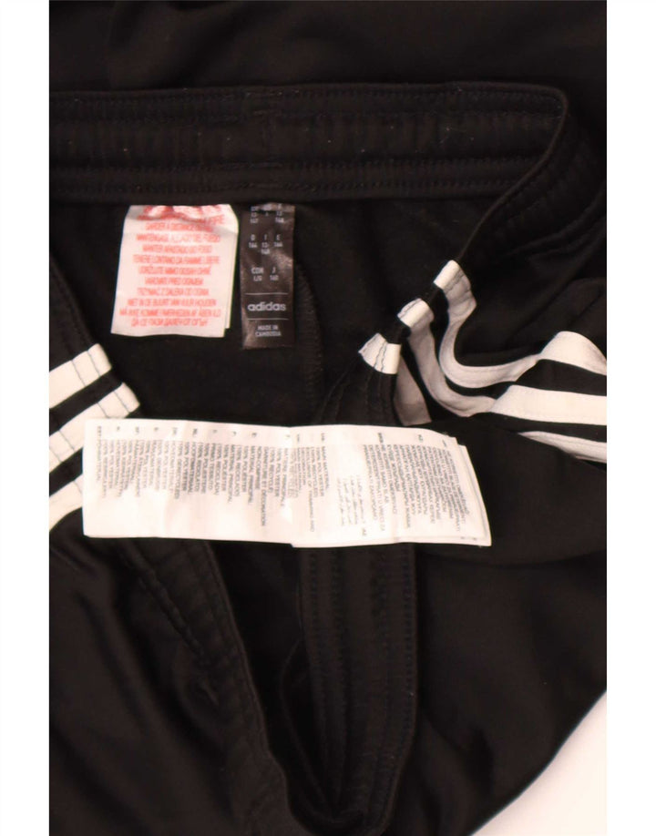 Calças de treino Adidas meninos 13-14 anos preto poliéster
