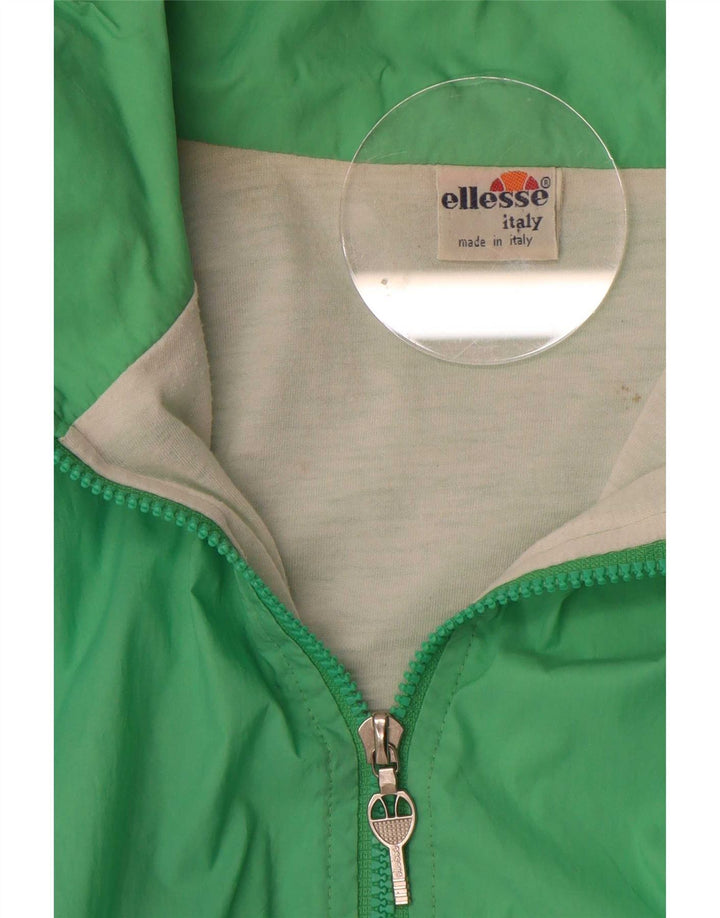 Ellesse Jaqueta masculina de agasalho verde médio Colourblock