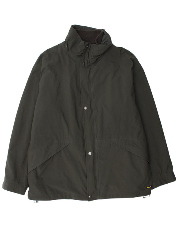 Jaqueta corta-vento masculina Bailo UK 44 2XL poliéster verde