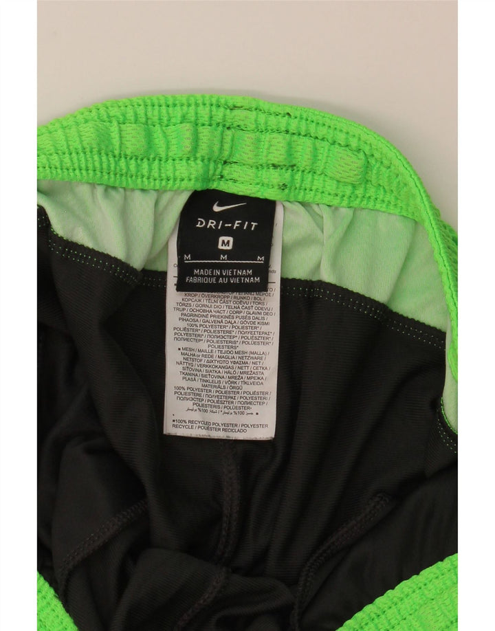 Calça Nike Dri Fit Feminina UK 12 Cinza Médio Colourblock