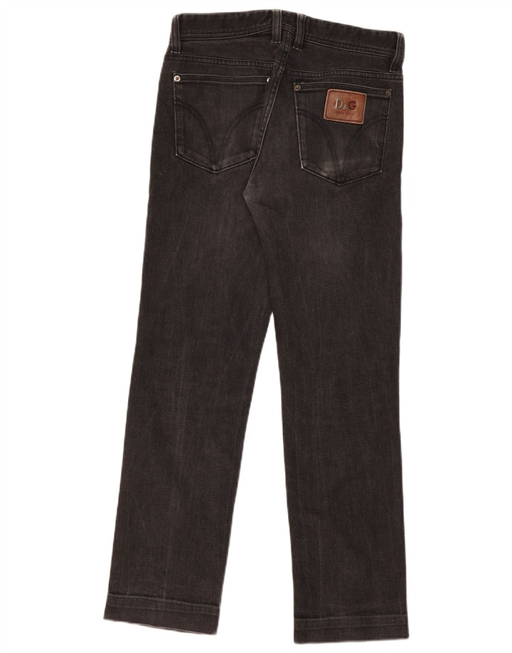 Dolce & Gabbana Jeans Slim Feminino W31 L31 Algodão Preto