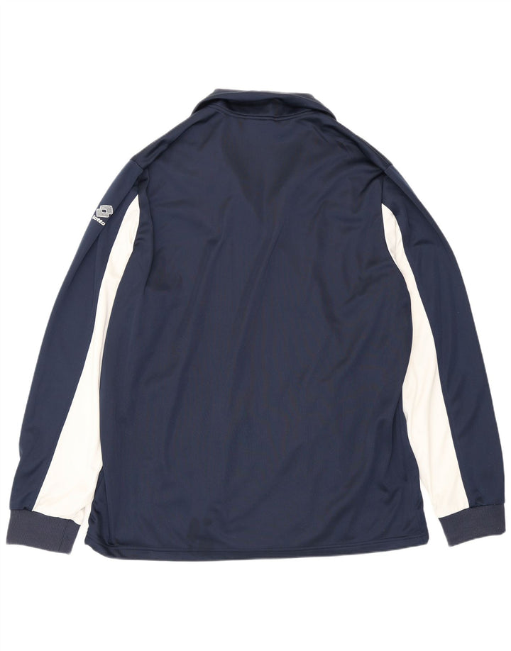 Lotto Mens Treino Top Jacket 3XL Azul Marinho Colourblock Poliéster