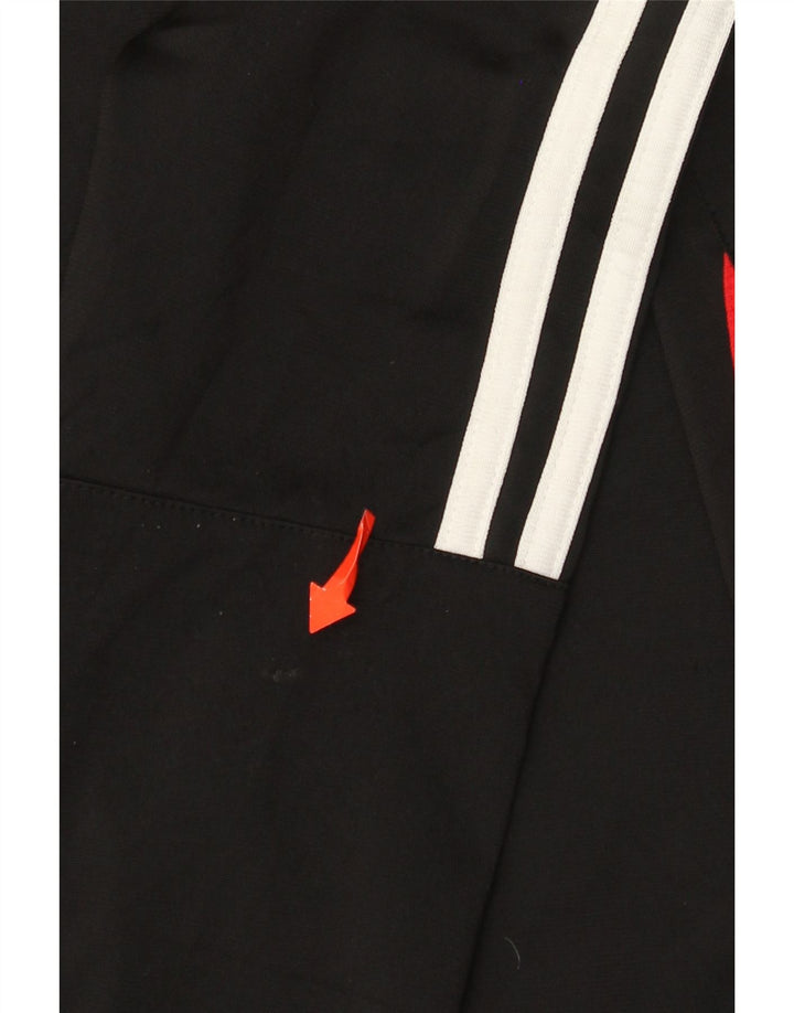 Jaqueta Adidas Boys Graphic Tracksuit Top 11-12 Anos Preto Colorblock
