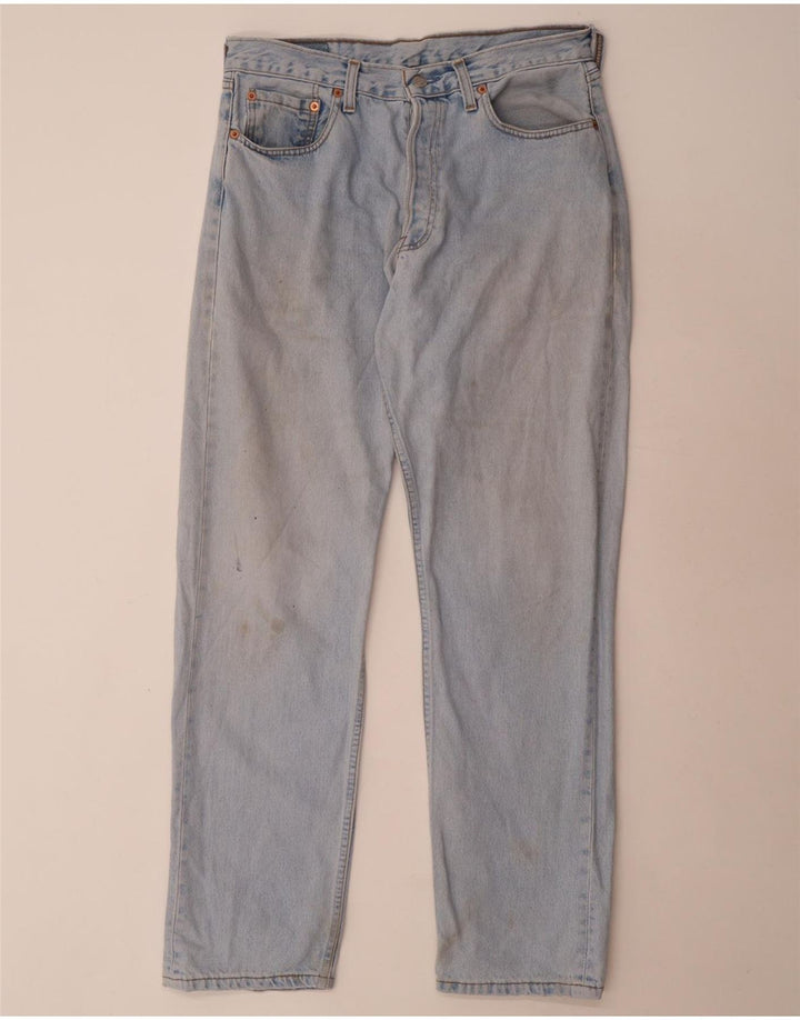 Levi's Masculino 517 Straight Jeans W34 L32 Azul Algodão