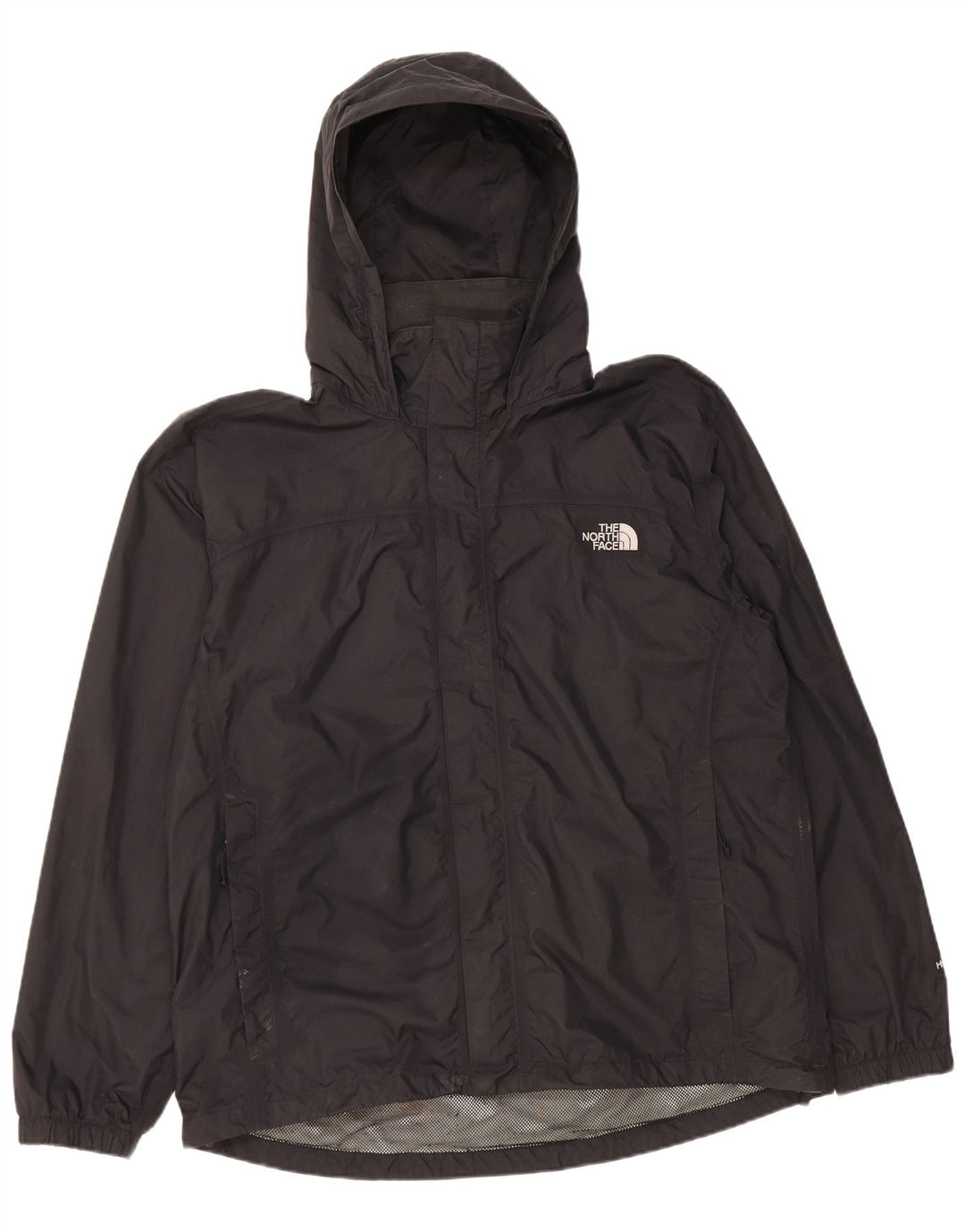 Jaqueta de chuva masculina com capuz The North Face UK 40 grande nylon preto