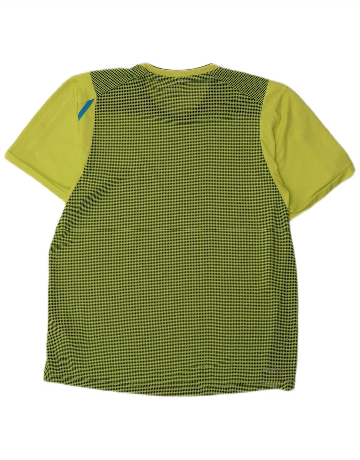 Adidas Mens Climacool Camiseta Top Grande Poliéster Verde