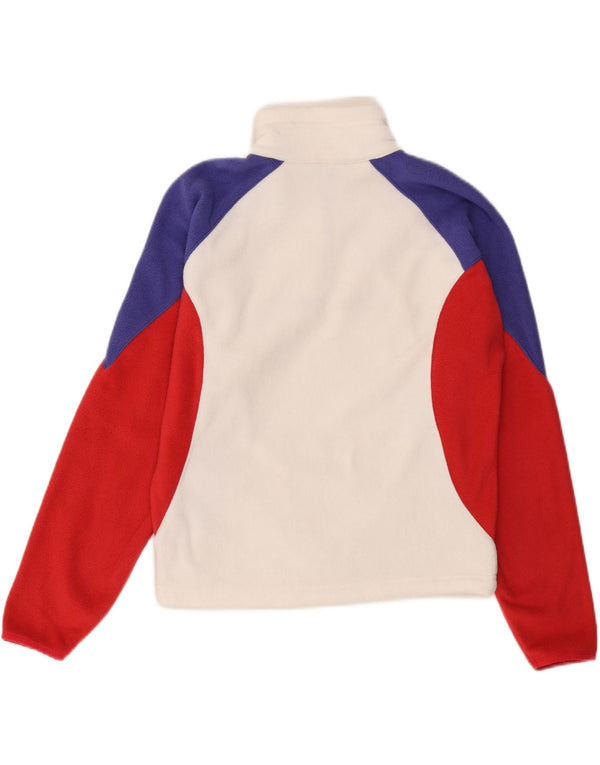 Jumper de lã gráfico feminino Champion UK 14 bloco de cor branco médio