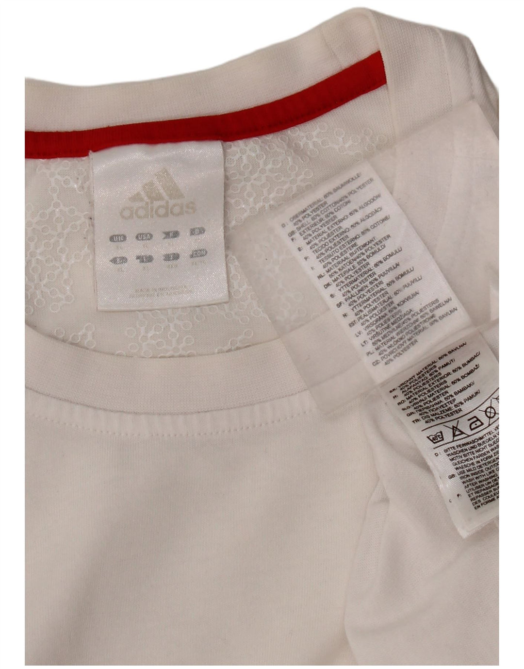 Camiseta masculina Adidas Top XL algodão branco
