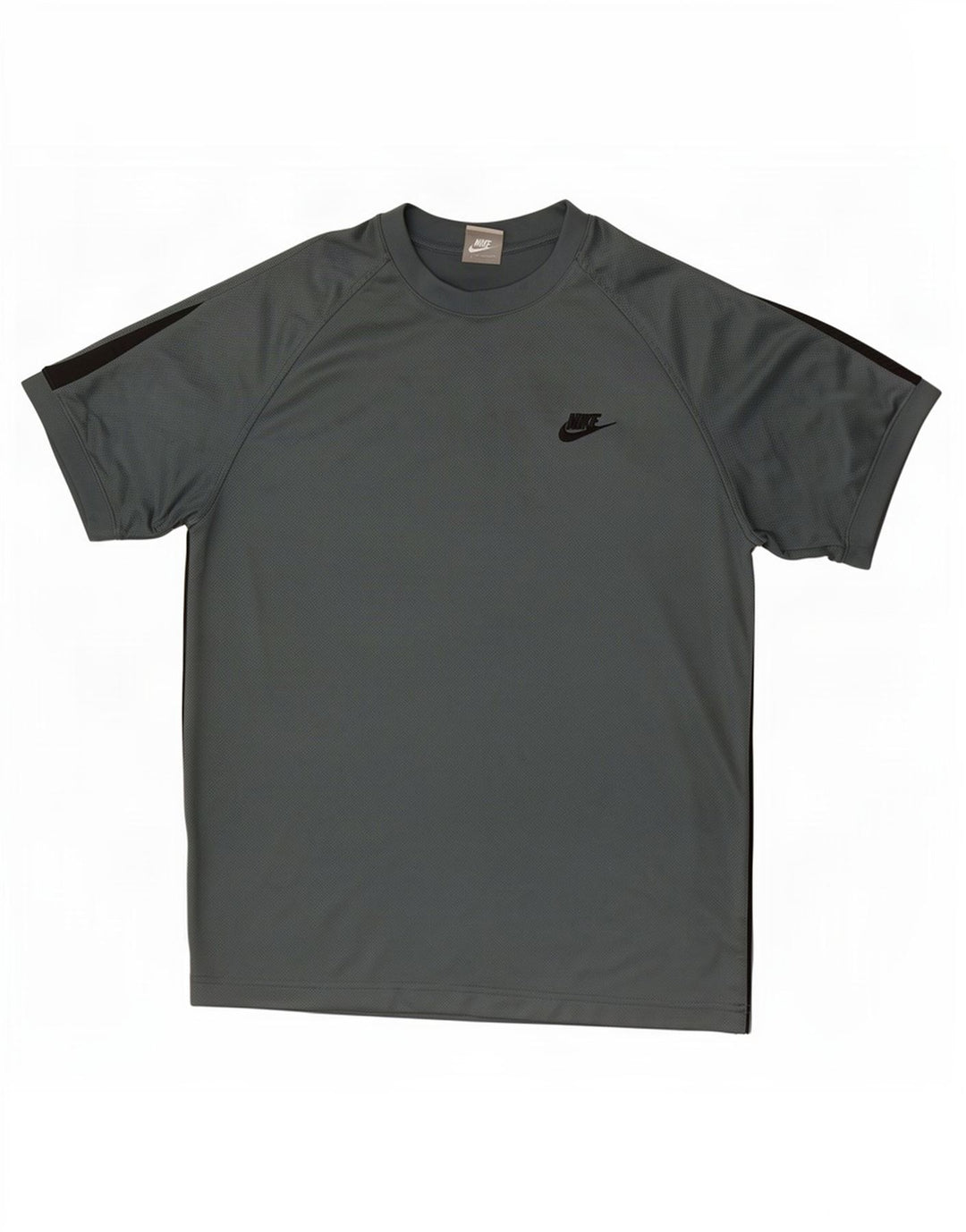 Camiseta masculina Nike Top médio verde colorblock poliéster