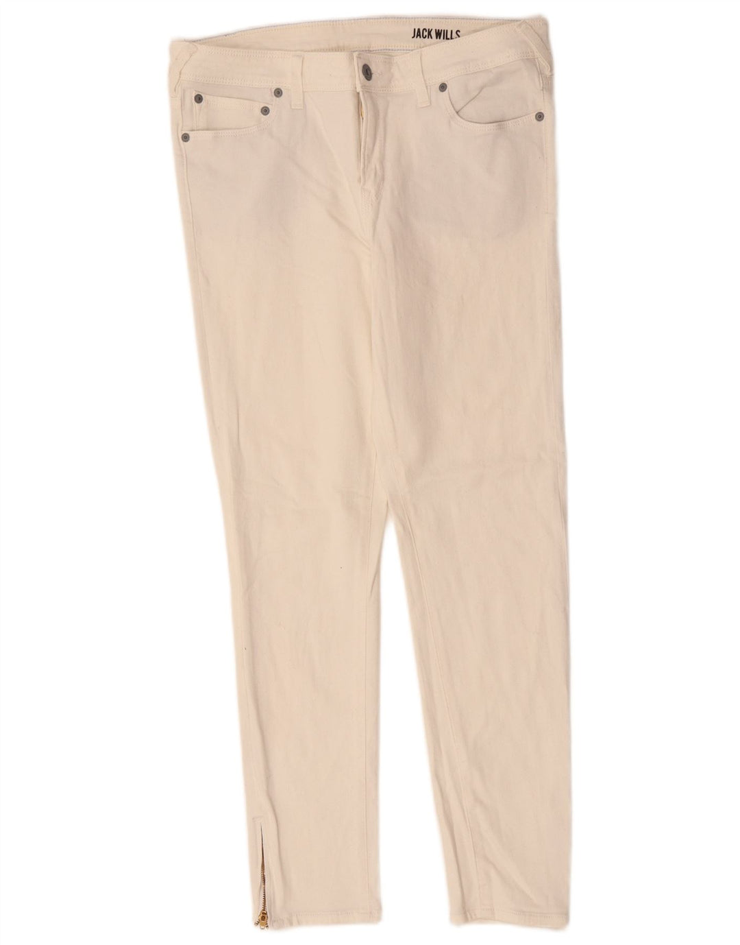 JACK WILLS Jeans Slim Feminino W32 L28 Branco