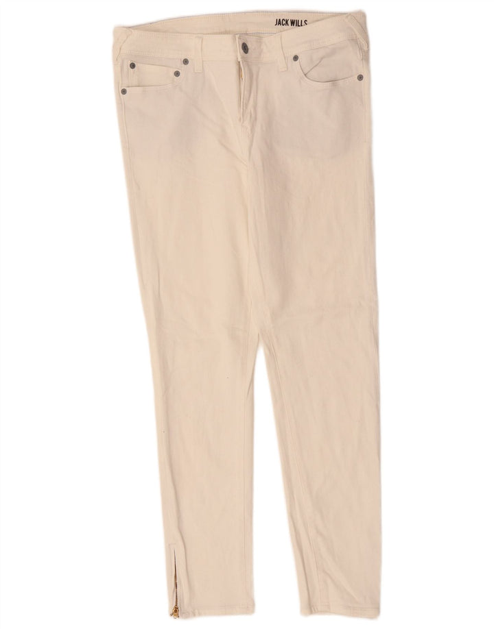 JACK WILLS Jeans Slim Feminino W32 L28 Branco