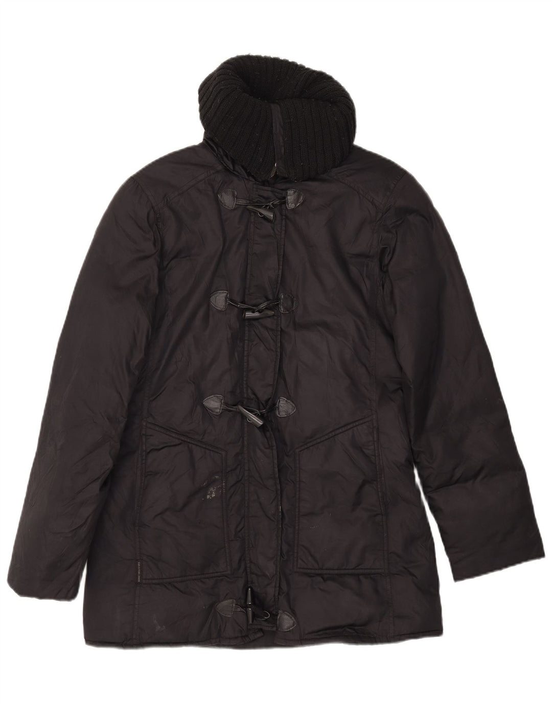 Casaco acolchoado feminino Calvin Klein Jeans UK 14 médio preto