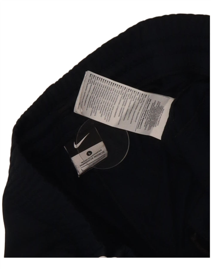 Calça de treino masculina Nike joggers grande poliéster azul marinho